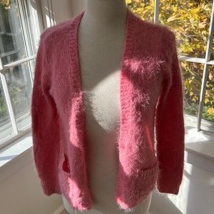 TOPSHOP cozy fluffy open cardigan